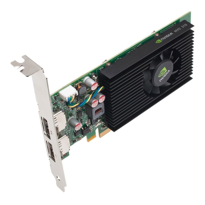 Nvidia NVIDIA Quadro NVS 310 1GB DDR3 PCIE x16 perfil bajo 2x DisplayPort [Reacondicionado Grado A]
