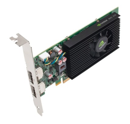 Nvidia Quadro NVS 310 1GB DDR3 PCIE x16 perfil bajo 2x DisplayPort-1