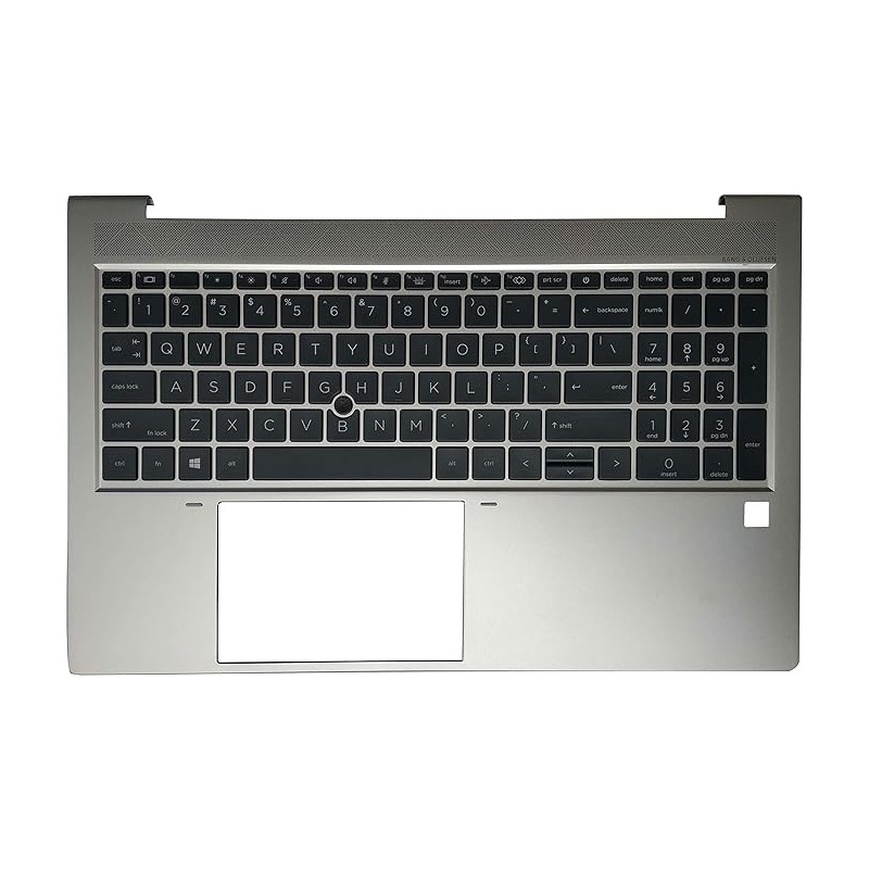 Teclado HP 6070B1707401 INGLÉS EEUU (QWERTY) International English Keyboard USA EliteBook 850 855 G7 G8 Plata [Reacondicionado]
