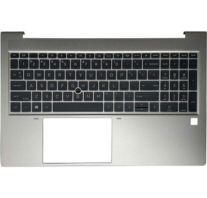 HP Teclado HP 6070B1707401 INGLÉS EEUU (QWERTY) International English Keyboard USA EliteBook 850 855 G7 G8 Plata-1