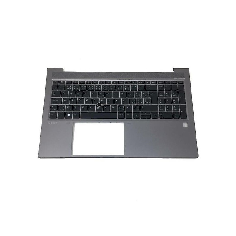 Teclado HP M35847-031 INGLÉS UK (QWERTY), English Keyboard UK ZBook Firefly 15 G7 G8 Gris [Reacondicionado Grado A]