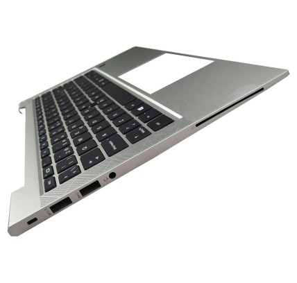 HP Teclado HP 6070B1847702 INGLES UK (QWERTY) English Keyboard UK EliteBook 745 840 845 G7 G8 Plata-1