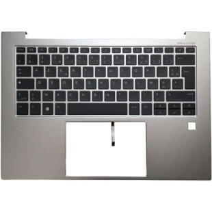 HP Teclado HP 6070B2190302 NÓRDICO (QWERTY) Nordisk Tastatur EliteBook 840 845 1040 G9 Plata-1