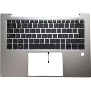 HP Teclado HP 6070B2190302 FRANCÉS BELGA (AZERTY) Clavier Belge EliteBook 840 845 G9 Plata-1