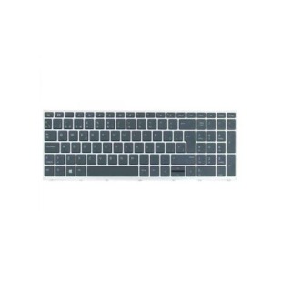 HP Teclado HP L01028-031 INGLÉS UK (QWERTY) English Keyboard UK ProBook 450 G5 455 G5 470 G5 650 G4 650 G5 655 G4 655 G5 Gris-1