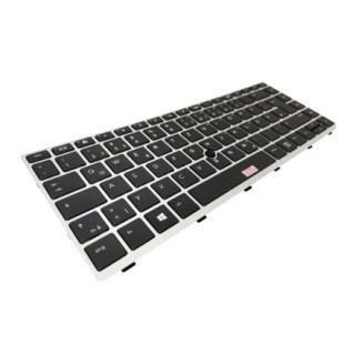 HP Teclado HP L11307-081 DANÉS (QWERTY) Dansk Tastatur EliteBook 850 G4 Plata-1