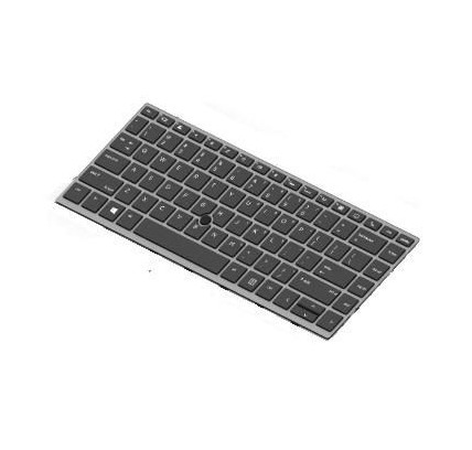 HP Teclado HP L12764-001 INGLÉS EEUU (QWERTY) International English Keyboard USA ZBook 15 17 G5 G6 Gris-1