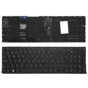 HP Teclado HP M05033-B31 INGLÉS EEUU (QWERTY) International English Keyboard USA EliteBook 650 G9 Plata-1