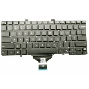 Dell Teclado Dell 0GJXGM INGLES EEUU(QWERTY) International English Keyboard USA Latitude 5400 5401 5410 7400 5411 Negro -1