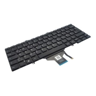 Dell Teclado Dell 0VWKCT ALEMAN (QWERTZ) Deutsche Tastatur Latitude 5400 5401 5410 5411 7400 7410 Negro Retroiluminado-1