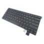 Teclado Lenovo 00PA452 INGLES EEUU (QWERTY) International English Keyboard USA ThinkPad T460s, T470s, 13 G2 Negro