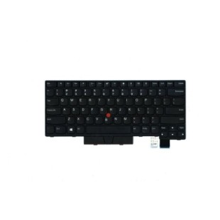 Lenovo Teclado Lenovo 01HX468 DANES (QWERTY) Dansk Tastatur ThinkPad T470 T480 Retroiluminado Negro-1