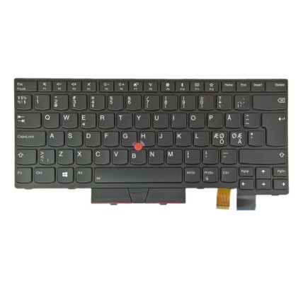 Lenovo Teclado Lenovo 01HX498 NORDICO (QWERTY) Nordisk Tastatur ThinkPad T470