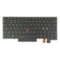 Teclado Lenovo 01HX498 NORDICO (QWERTY), Nordisk Tastatur ThinkPad T470, T480 Retroiluminado Negro