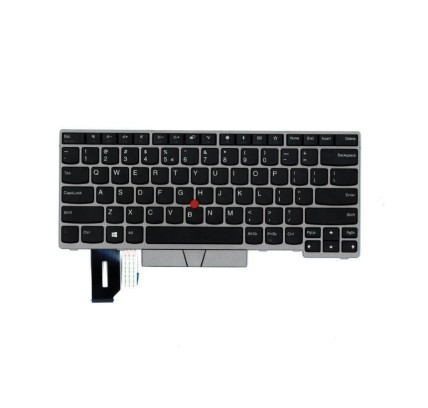 Teclado Lenovo 01YN401 FRANCES (AZERTY) Clavier Français Thinkpad T480s L380 E480 E490 L390  Negro [Reacondicionado]