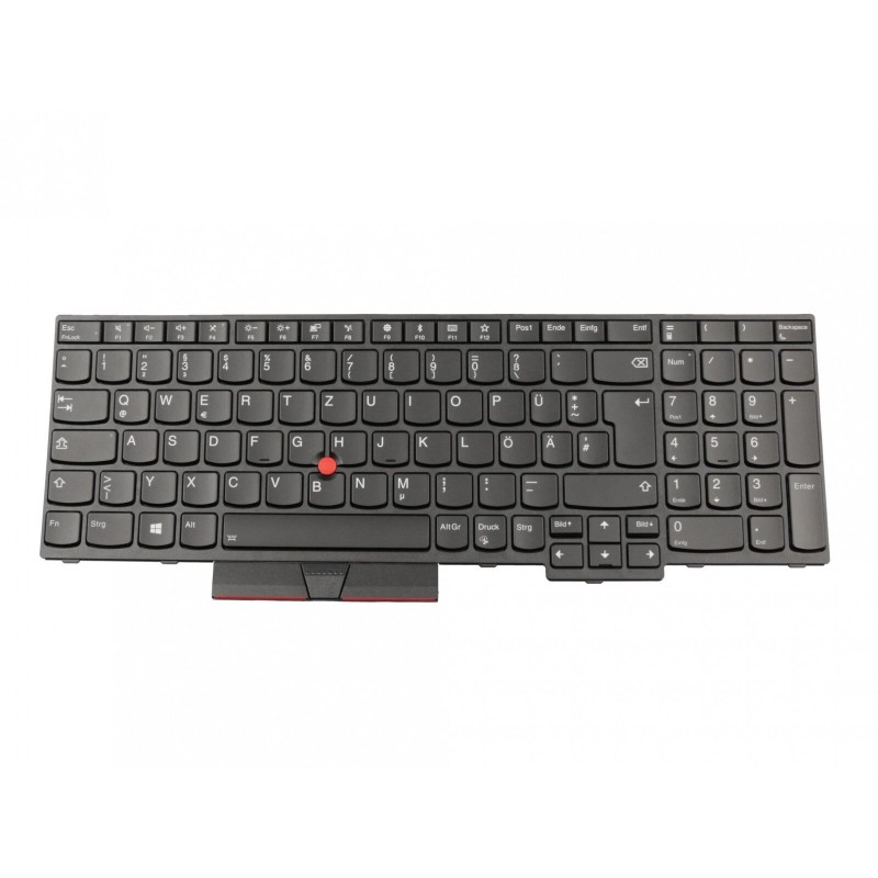 Teclado Lenovo 01YP612 ALEMÁN (QWERTZ), Deutsche Tastatur ThinkPad T590, L580, E580, L590, P52, P72, E590, P53, P73, P53s Retro