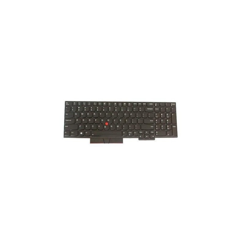 Teclado Lenovo 01YP639 NORDICO (QWERTY), Nordisk Tastatur ThinkPad P52 E580 L580 T580 Retroiluminado Negro
