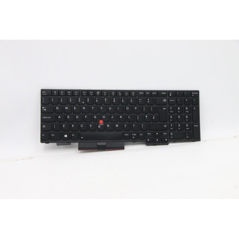 Teclado Lenovo 5N20V78931 INGLES UK (QWERTY), English Keyboard UK ThinkPad T15 G1/G2, P15s G1/G2 Retroiluminado Negro