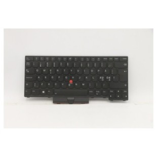 Lenovo Teclado Lenovo 5N20W67794 NORDICO (QWERTY) Nordisk Tastatur ThinkPad L14 G1/G2 Retroiluminado Negro-1