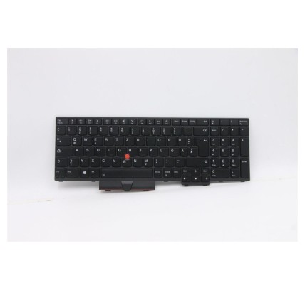 Lenovo Teclado Lenovo 5N20Z74796 ALEMÁN (QWERTZ) Deutsche Tastatur ThinkPad P15 T15g G1 Retroiluminado Negro-1
