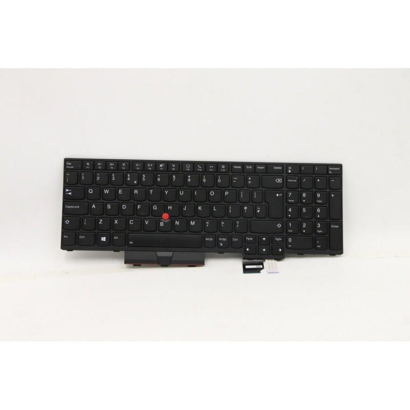 Teclado Lenovo 5N20Z74846 INGLES UK (QWERTY), English Keyboard UK ThinkPad P15, T15g G1 Retroiluminado Negro
