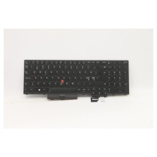 Lenovo Teclado Lenovo 5N20Z74856 NORDICO (QWERTY) Nordisk Tastatur ThinkPad P15 T15g G1 Retroiluminado Negro-1
