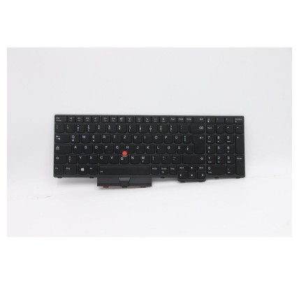Lenovo Teclado Lenovo 5N20Z74870 ALEMÁN (QWERTZ) Deutsche Tastatur ThinkPad P15 T15g G1 Retroiluminado Negro-1