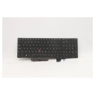 Lenovo Teclado Lenovo 5N20Z74880 SUECO FINÉS (QWERTY) Finska Svenska Tangentbord ThinkPad P15 T15g G1 Retroiluminado Negro-1