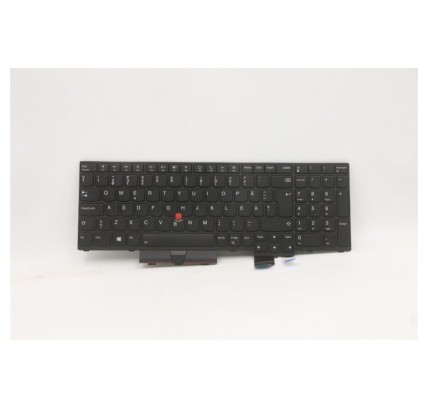 Lenovo Teclado Lenovo 5N20Z74880 SUECO FINÉS (QWERTY) Finska Svenska Tangentbord ThinkPad P15 T15g G1 Retroiluminado Negro-1