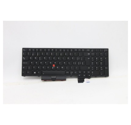 Lenovo Teclado Lenovo 5N20Z74881 SUIZO (QWERTZ) Svenskt Tangentbord ThinkPad P15 P17 T15g G1 Retroiluminado Negro-1