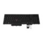Teclado Lenovo 5N21B44376 ALEMÁN (QWERTZ), Deutsche Tastatur ThinkPad P15 P17 T15g G2 Retroiluminado Negro