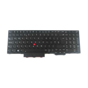 Lenovo Teclado Lenovo 5N21B44389 INGLÉS UK (QWERTY) English Keyboard UK ThinkPad P15 P17 T15g G2 Retroiluminado Negro-1