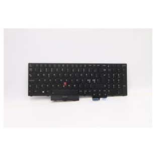 Lenovo Teclado Lenovo 5N21B44399 NORDICO (QWERTY) Nordisk Tastatur ThinkPad P15 P17 G2 Retroiluminado Negro-1