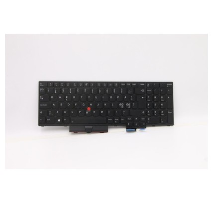 Lenovo Teclado Lenovo 5N21B44399 NORDICO (QWERTY) Nordisk Tastatur ThinkPad P15 P17 G2 Retroiluminado Negro-1