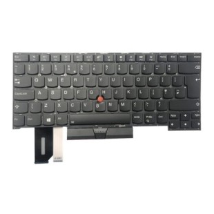 Lenovo Teclado Lenovo SN20R66066 INGLES UK (QWERTY) English Keyboard UK ThinkPad T490s T495s Retroiluminado Negro-1