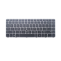 Teclado HP 836308-BG1 SUIZO (QWERTZ) Svenskt Tangentbord EliteBook 840 745 G3 G4 Plata [Reacondicionado]