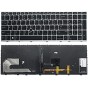 Teclado HP L14366-001 INGLÉS EEUU (QWERTY), International English Keyboard USA EliteBook 850 G5 G6 755 G5 ZBook 15U G5 G6 Plata