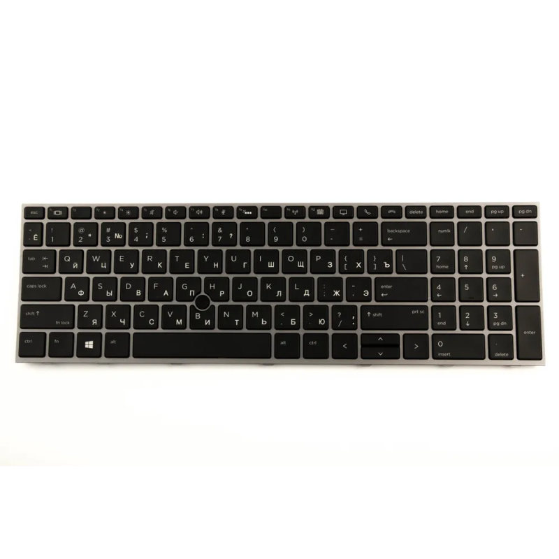Teclado HP SG-91700-XUA INGLÉS EEUU (QWERTY), International English Keyboard USA ZBook 15U 15 17 G5 G6 Gris