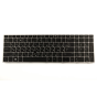 Teclado HP SG-91700-XUA INGLÉS EEUU (QWERTY), International English Keyboard USA ZBook 15U 15 17 G5 G6 Gris