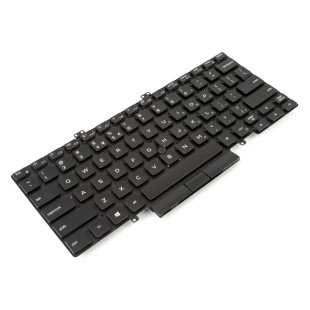 Teclado Dell 03C7CJ INGLES EEUU(QWERTY) International English Keyboard USA Latitude 3400 5400 5401 7400 Negro Retroiluminado Del
