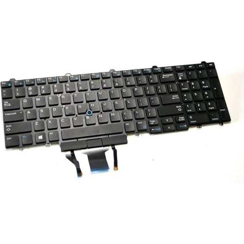 Teclado Dell 09170J INGLES UK (QWERTY), English Keyboard UK E5450 E5470 5480 5490 E7450 E7470 7480 7490 Negro Retroiluminado