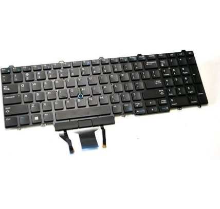 Teclado Dell 09170J INGLES UK (QWERTY) English Keyboard UK E5450 E5470 5480 5490 E7450 E7470 7480 7490 Negro Retroiluminado Dell