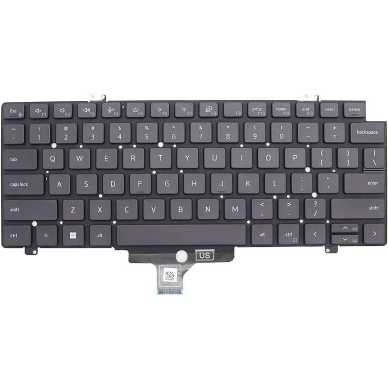 Teclado Dell 0CW3R5 INGLES INTERNACIONAL EEUU (QWERTY) International English Keyboard USA Latitude 5420 5421 7410 7420 7520 7521