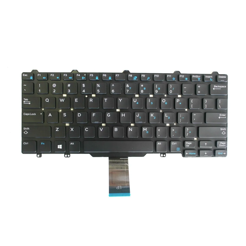 Teclado Dell 0VW71F INGLES INTERNACIONAL EEUU (QWERTY), International English Keyboard USA Latitude E5250 5250 E5270 E7250 7250