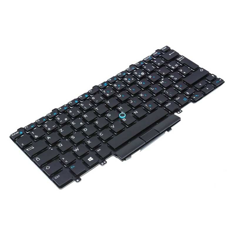 Teclado Dell 0W93F7 FRANCES (AZERTY), Clavier Français Latitude E5450 5450 E5470 E7450 E7470 5480 7480 Negro Retroiluminado