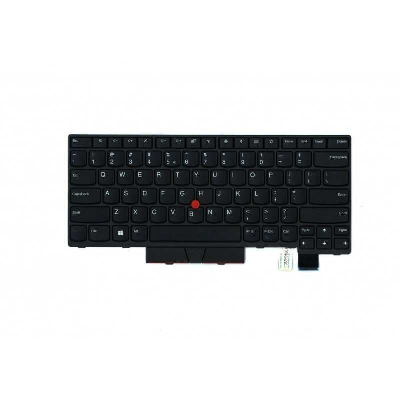 Teclado Lenovo 01AX394 INGLÉS EEUU (QWERTY), International English Keyboard USA Thinkpad T470 A475 T480 A485 No Retroiluminado