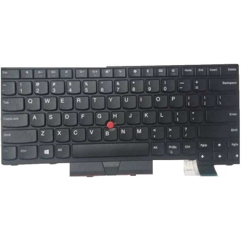 Teclado Lenovo 01HX339 INGLÉS EEUU (QWERTY), International English Keyboard USA Thinkpad T470 T480 A475 A485 No Retroiluminado