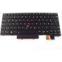 Teclado Lenovo 01HX471 ALEMÁN (QWERTZ), Deutsche Tastatur ThinkPad T470 T480 A485 Retroiluminado Negro