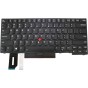 Teclado Lenovo 01HX480 PORTUGUES (QWERTY), Teclado Português ThinkPad T470, T480 Retroiluminado Negro