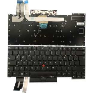 Teclado Lenovo SN20R58785 ITALIANO (QWERTY) Tastiera Italiana ThinkPad X1 ExtremeG1 G2 G3 T490s T495s Retroiluminado Negro Lenov